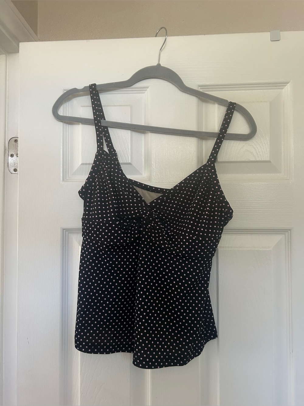 Polka dot tank top/tankini